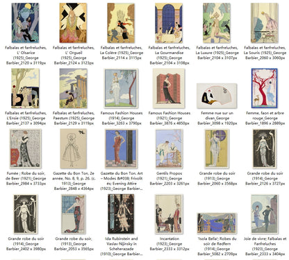 127 Painting Images by George Barbier (French, 1882 - 1932)