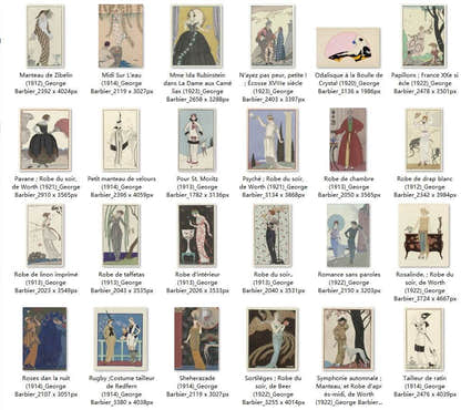 127 Painting Images by George Barbier French, 1882 - 1932 - Tibetan Buddhist thangka, view 5
