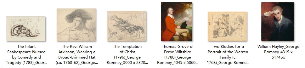 78 Painting Images by George Romney (English, 1734-1802)