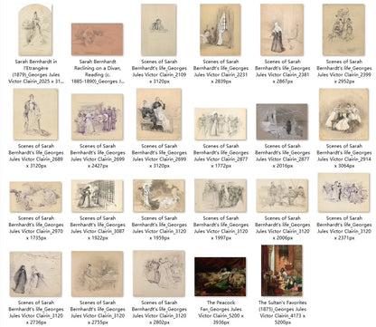 47 Painting Images by Georges Jules Victor Clairin (French, 1843 – 1919)