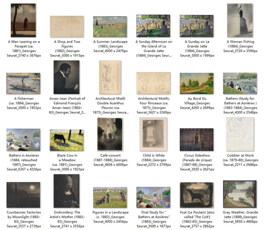 85 Painting Images by Georges Seurat (French, 1859-1891)