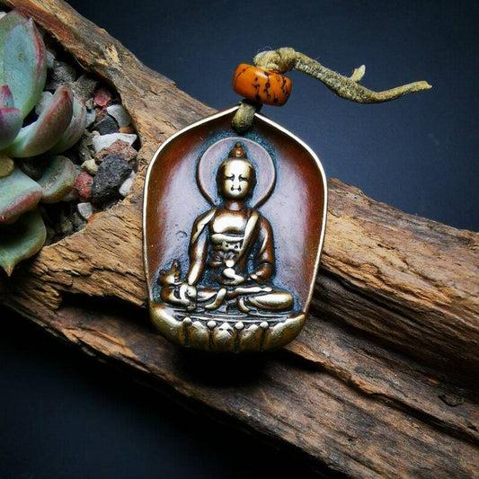 Buddhist Protective Pendant,Shakyamuni Gautama Amulet