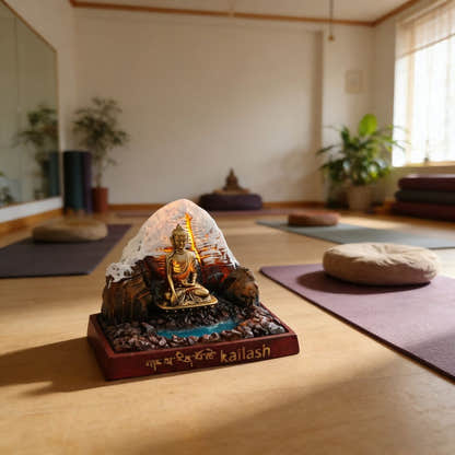 Mount Kailash Miniature Tibetan Home Decor & Spiritual Souvenir - Tibetan Buddhist art, view 5