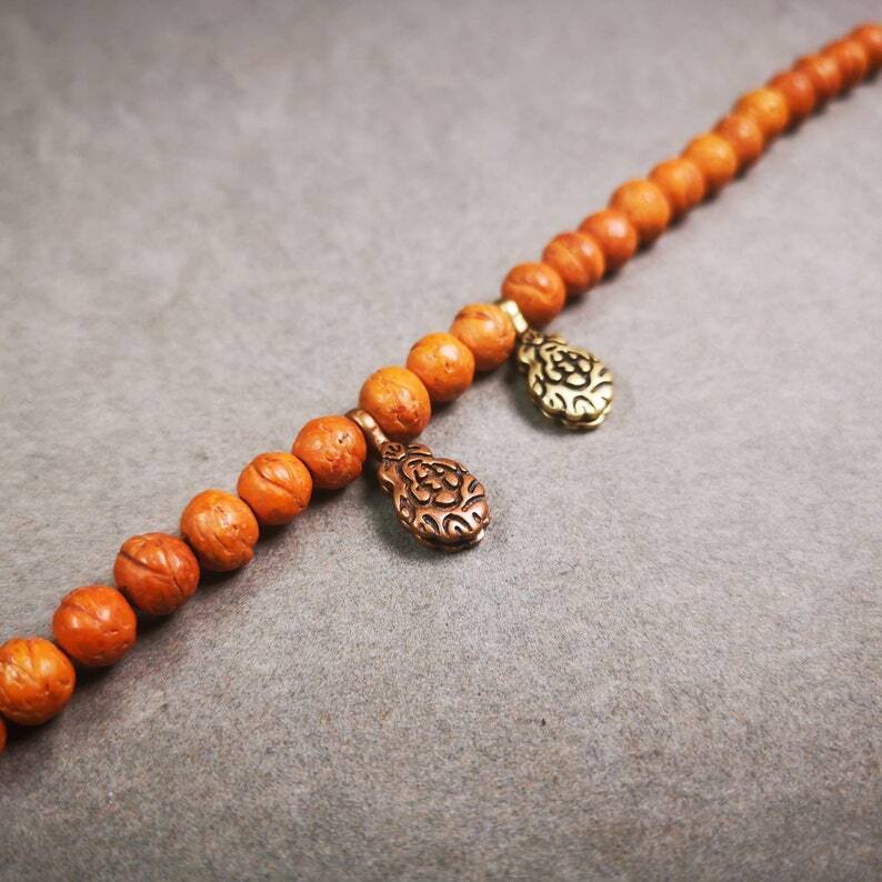 Buddhist Mala Counter Clip,Mani Jewel Bum Counter Clip for Prayer Beads