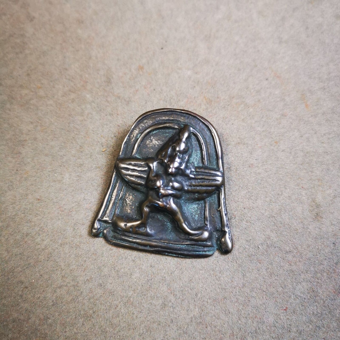 Vajrakilaya / Vajrakumara Amulet Badge,Tibetan Buddhism Pendant