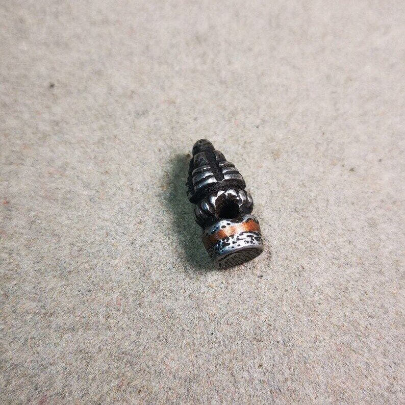 Amulet,Stupa Bead Pendant for Mala,Bag Hanging,Prayer Bead,0.6" - Tibetan Buddhist mala beads, view 8
