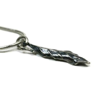 Lucky Charm, Unique Buddha among Leaf,Silver Pendant Amulet - Tibetan Buddhist amulet, view 5