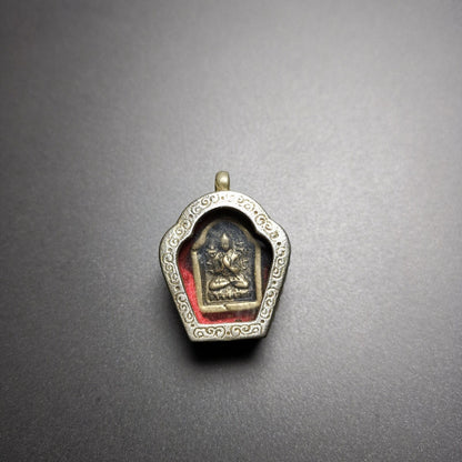 Amulet Pendant,Gau Ghau Shrine, 1.1"×0.98"