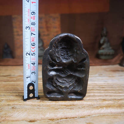 Mahakala Statue Tsa Tsa Mold - Tibetan tsa tsa mold, view 9