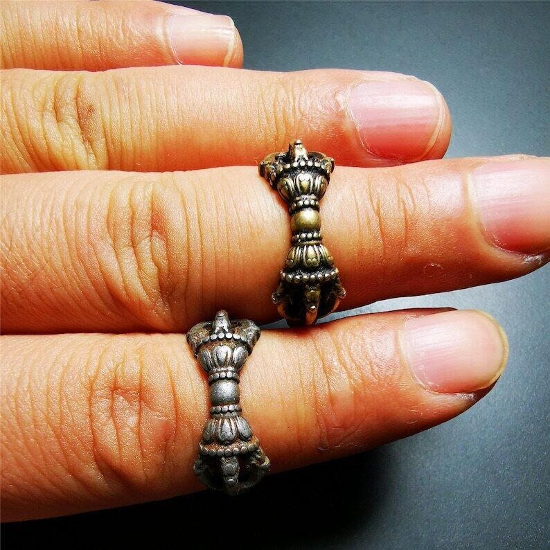 Vajra Ring,Buddhist Protection Jewelry 2.16"