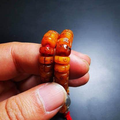 108 Mala Bracelet,8mm - Tibetan Buddhist mala beads, view 9