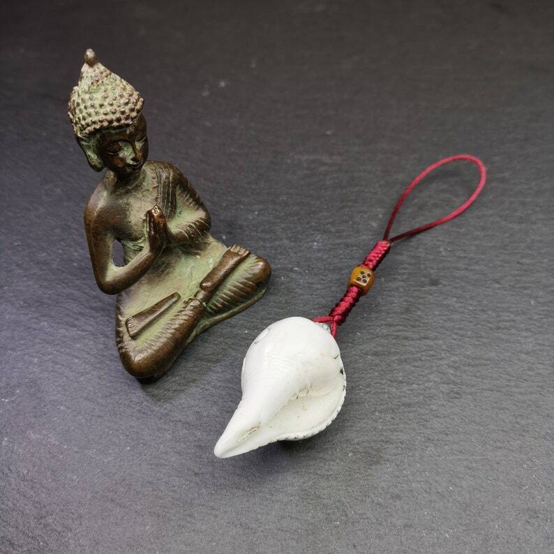 White Conch Shankha 2.28"×1.18"