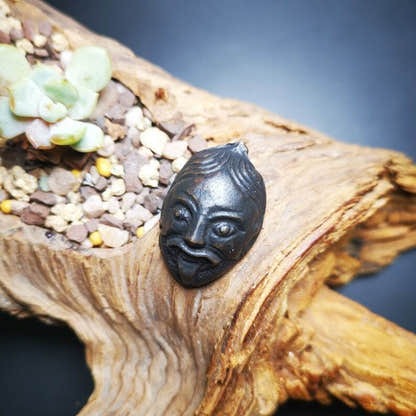 Buddhist Amulet,Shri Devi Amulet,Drashi Lhamo Pendant - Tibetan Buddhist amulet, front view