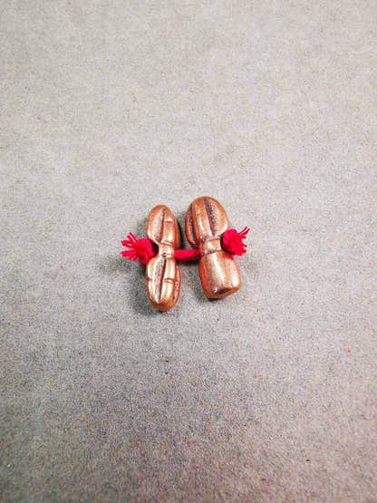 Amulet Pendant,Mini Vajra and Dorje Bell, Mala Accessories - Tibetan Buddhist mala beads, size reference