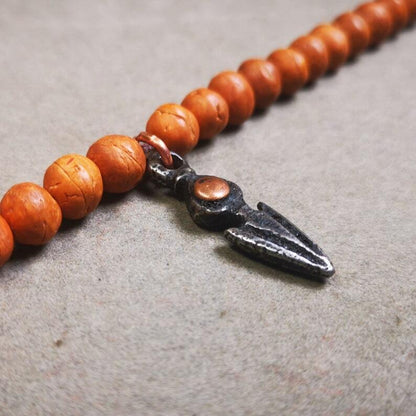 Mala Amulet, Phurba Pendant for Prayer Beads,Necklace,Bag Hanging,1.3"