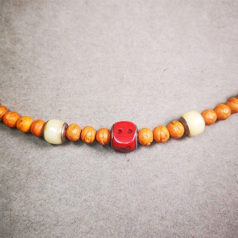 Mala Spacer Bead,Yak Bone Dice Marker Beads