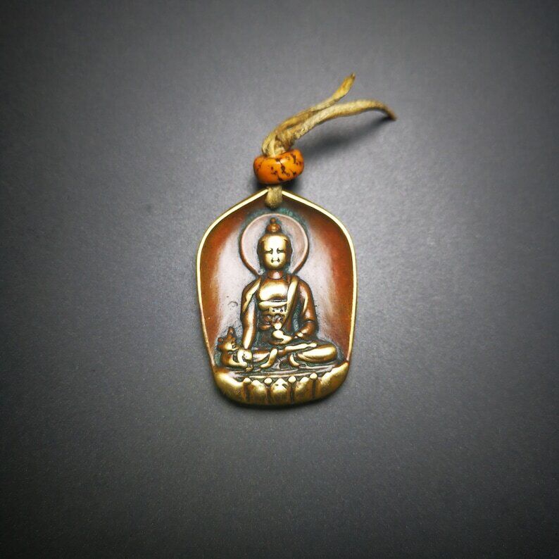 Buddhist Protective Pendant,Shakyamuni Gautama Amulet