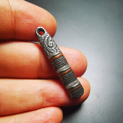 Gandhanra Antique Tibetan Thokcha Amulet Pendant,Mini Tibetan Ladder of Heaven