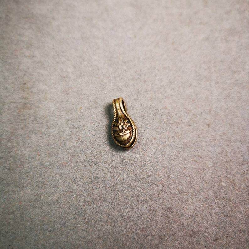 Mala Counter Clip - Tibetan Buddhist mala beads, view 7