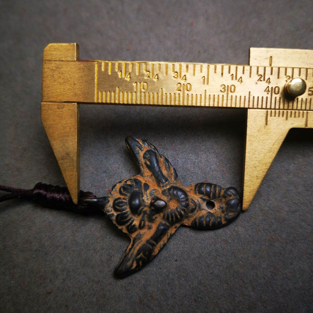 Buddhist Amulet Pendant,Garuda,Garula,Suparn Bird - Tibetan Buddhist amulet, view 7