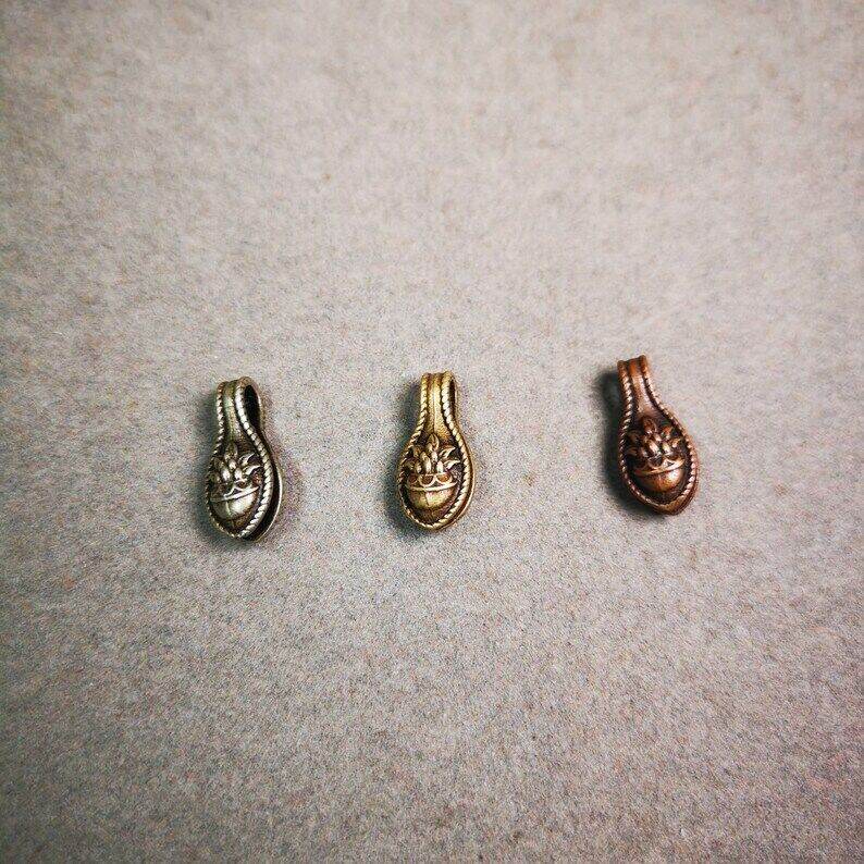 Mala Counter Clip - Tibetan Buddhist mala beads, view 5