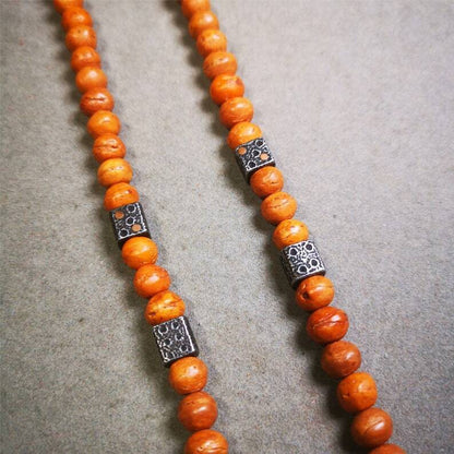 Mala Spacer Bead,Cold Iron Dice Marker Beads for Prayer Beads Necklace