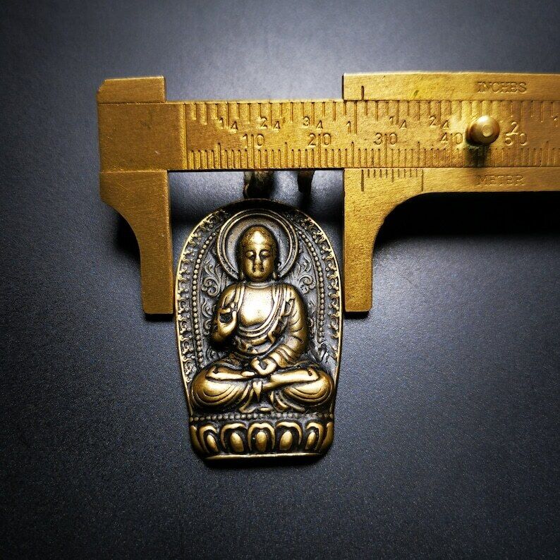 Amulet,Shakyamuni Pendant,1.57"×1.02"