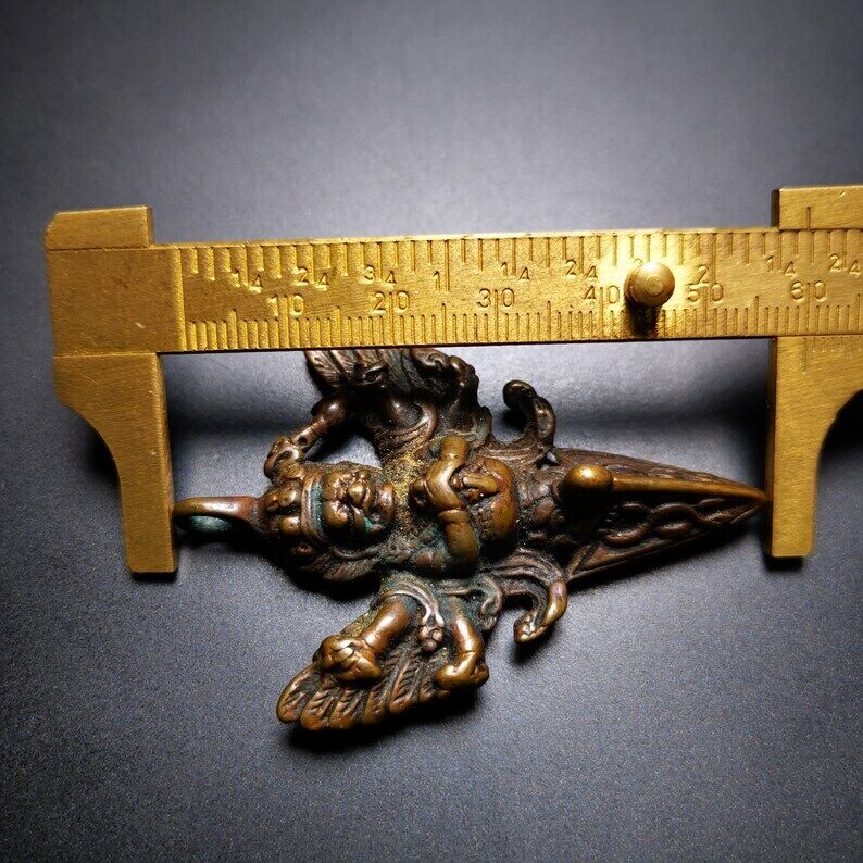 Thokcha Amulet Pendant,Mahakala Phurba, Buddhist Protector Deity