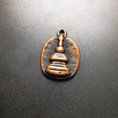 Mala Amulet,Stupa Pendant - Tibetan Buddhist mala beads, view 8