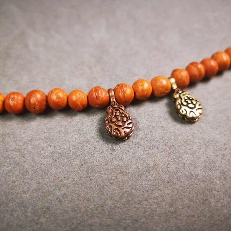 Buddhist Mala Counter Clip,Mani Jewel Bum Counter Clip for Prayer Beads