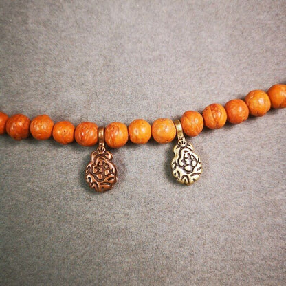 Buddhist Mala Counter Clip,Mani Jewel Bum Counter Clip for Prayer Beads