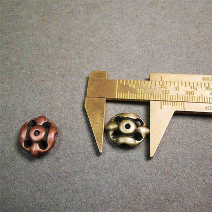 Tibetan Amulet,Vajra Pendant for Mala - Tibetan Buddhist mala beads, view 9
