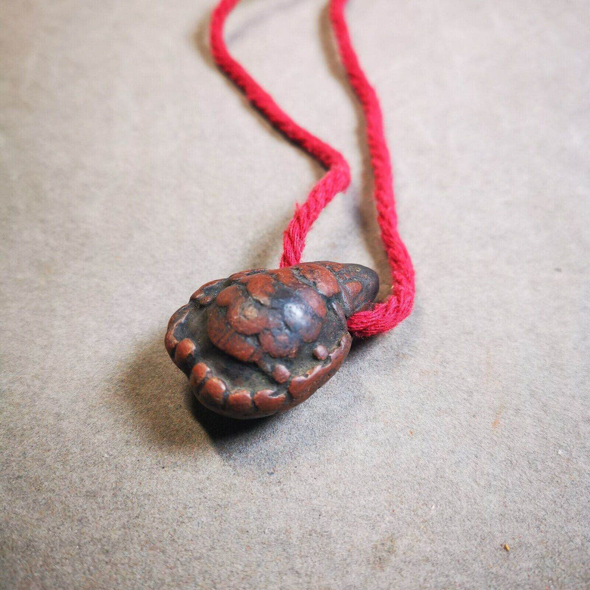 Tsa Tsa Statue Amulet,Scorpion Guru of Padmasambhava - Tibetan Buddhist amulet, view 4