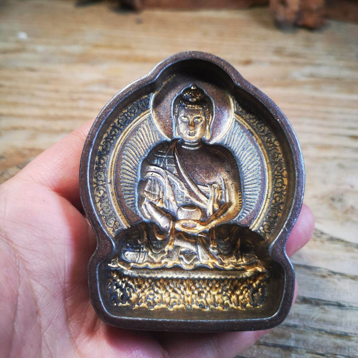 Buddha Statue Tsa Tsa Mold,Amitayus,Amida,Amitabha Tsha - Tibetan Buddhist statue, view 9