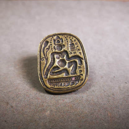 Old Style Lotus Hand Avalokiteshvara Tsa Tsa Mold - Tibetan tsa tsa mold, view 5