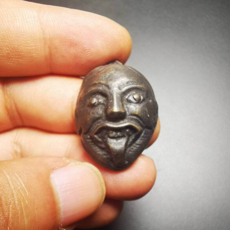 Buddhist Amulet,Shri Devi Amulet,Drashi Lhamo Pendant - Tibetan Buddhist amulet, view 5