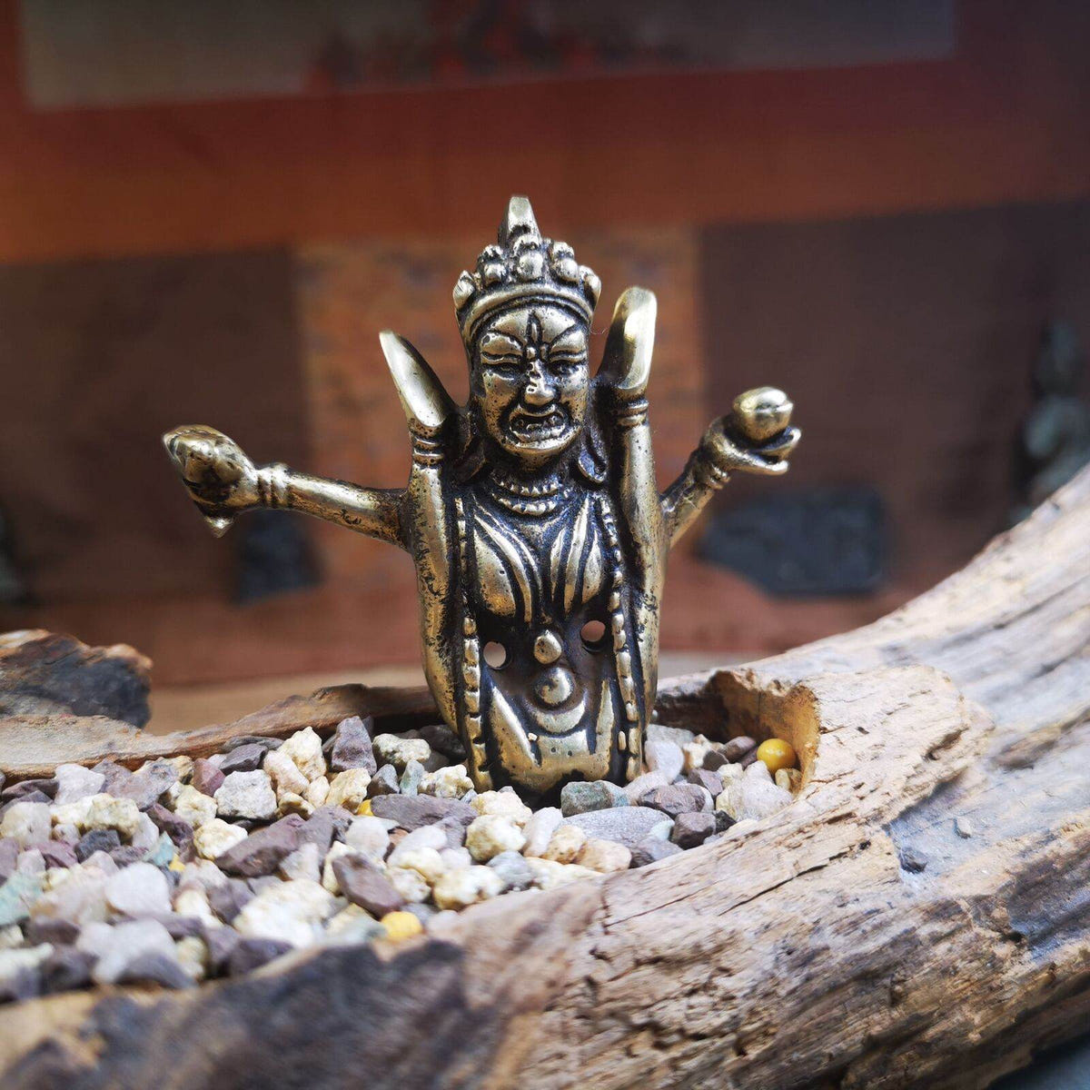 Buddha Statue,Sukhasiddhi Dakini - Tibetan Buddhist statue, view 5