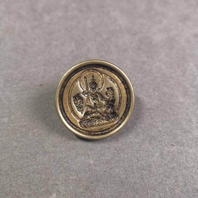 Guru Rinpoche,Padmasambhava Tsa Tsa Mold - Tibetan tsa tsa mold, detailed view