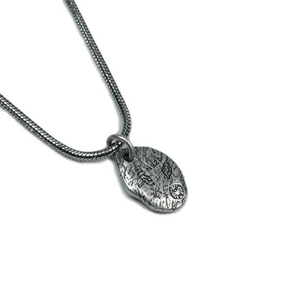 Lucky Charm, Unique Buddhism Lotus,Silver Pendant Amulet