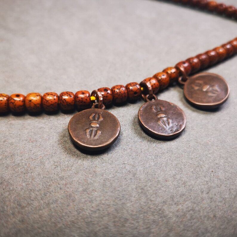 Mala Amulet,Small Shakyamuni,Chenrezig,Jambhala Pendant for Prayer Beads