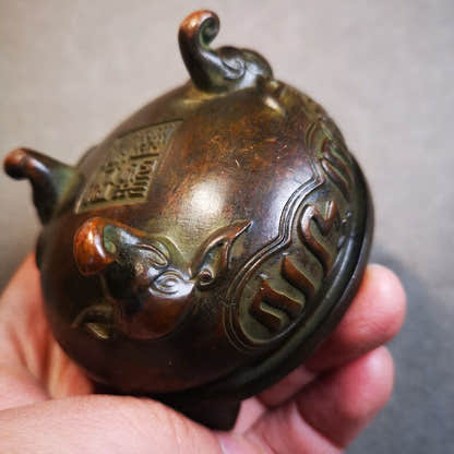 Censer,Amphora Incense Burner 1.81" - Tibetan Buddhist art, view 9