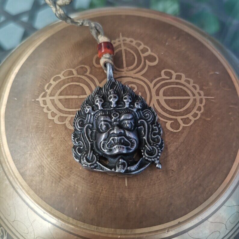 Thokcha Amulet,Mahakala  Pendant, Buddhist Protector