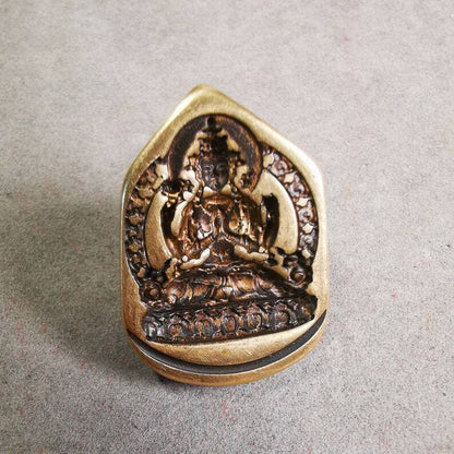 Statue Tsa Tsa Mold Amulet,Chenrezig,Copper Mould