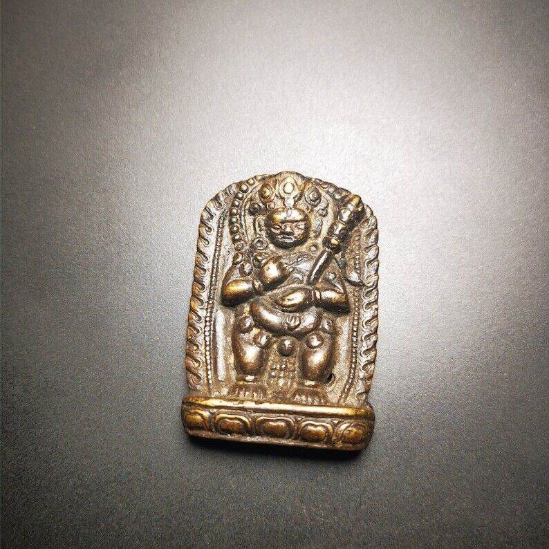 Buddhist Statue,Original Mahakala,Made of Thokcha - Tibetan Buddhist statue, view 4