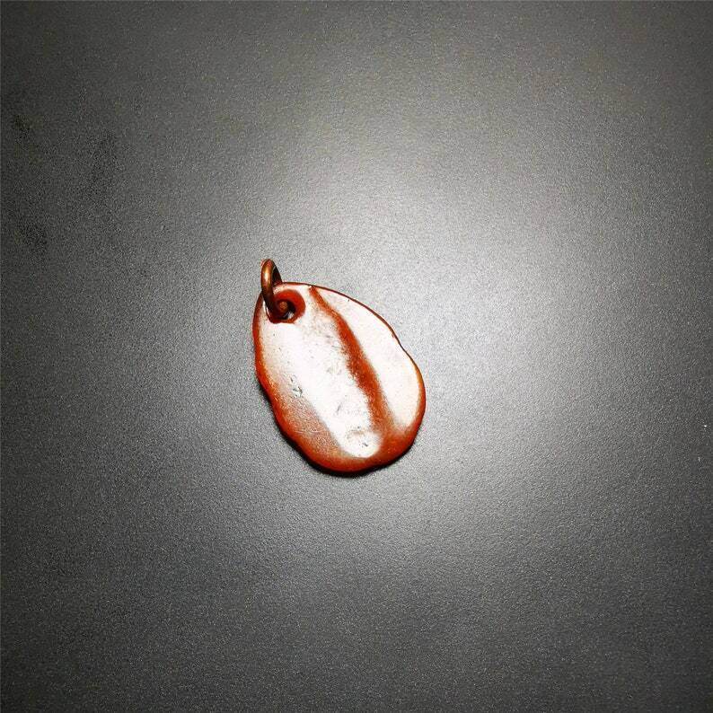 Amulet,Yak Bone Carved Buddha Eye Pendant - Tibetan Buddhist amulet, view 4