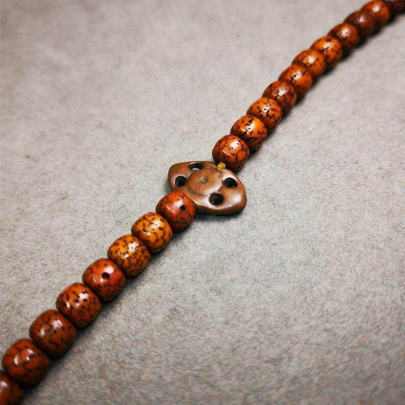 Amulet,Vajra Pendant for Mala,Bag Hanging,Prayer Bead Accessories - Tibetan Buddhist mala beads, view 7