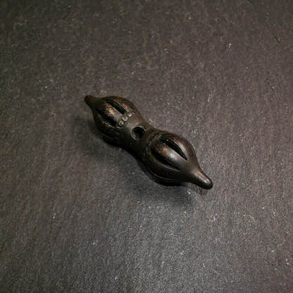 Vintage Vajra Dorje Amulet,1.5" - Tibetan Buddhist amulet, view 7