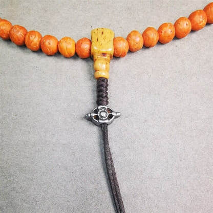 Amulet,Vajra Pendant for Mala,Bag Hanging,0.6" - Tibetan Buddhist mala beads, view 6