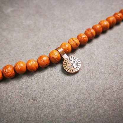 Old Buddhist Mala Counter Clip - Tibetan Buddhist mala beads, view 5