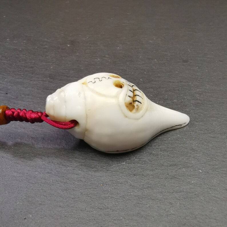 White Conch Shankha 2.36"×1.18"